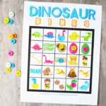 Free Printable Dinosaur Bingo Artsy fartsy Mama