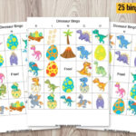 Free Printable Dinosaur Bingo for A Roaring Good Time Honey Soap