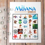 Free Printable Disney Moana Bingo Artsy fartsy Mama