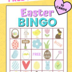 Free Printable Easter Bingo Game Cards For Kids