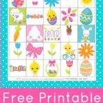 FREE Printable Easter Bingo Game Cards Happiness Is Homemade