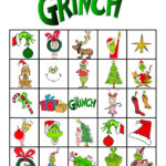 Free Printable Grinch Bingo Evening Notes School Christmas Party
