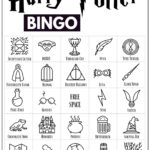 Free Printable Harry Potter Bingo Game Paper Trail Design