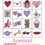 Free Printable Valentine Bingo Cards For Large Groups Printable Templates