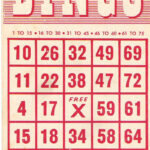 Free Printable Vintage Bingo Cards Printable Templates