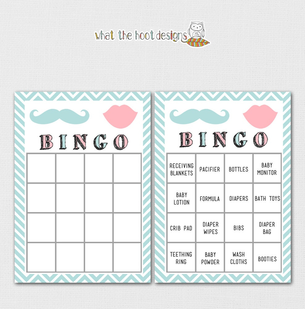 Gender Reveal Bingo Printable Free Printable Word Searches