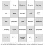 General Conference Bingo Printable Printable World Holiday