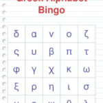 Greek Alphabet Bingo Free Printable Bingo Cards And Games