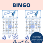 Greek Alphabet Game Greek Alphabet Bingo 30 Cards Printable Bingo Game
