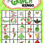 Grinch Bingo Free Printable