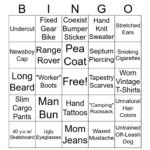 Hipsters Bingo Card