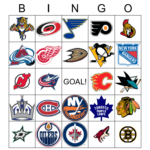 Hockey Bingo Bingo Card