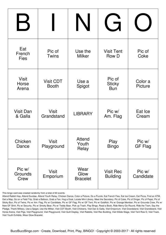 Library Bingo Cards To Download Print And Customize 