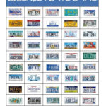 License Plate Bingo Free Printable