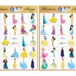 Princess Bingo 12 Card Printable Bingo Cards