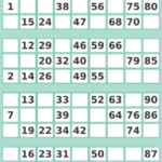 Printable 1 90 UK Bingo Card Generator Cartas De Bingo Plantilla De