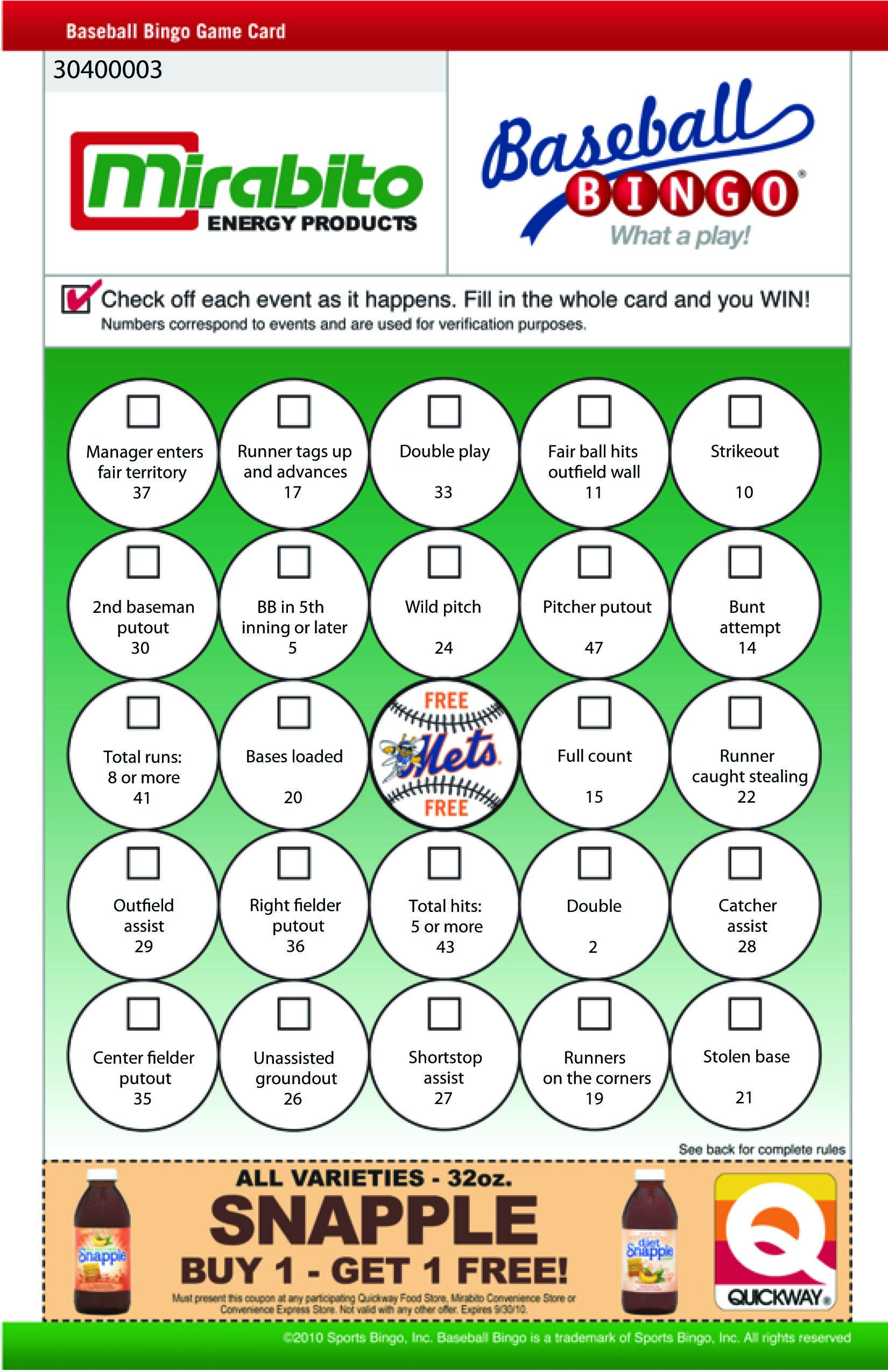 Printable Baseball Bingo Cards Printable Bingo Cards