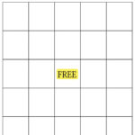 Printable Bingo Boards Blank
