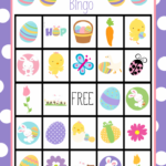 Printable Easter Bingo Game For Kids Crazy Little Projects