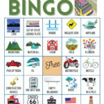 Printable Road Trip Bingo