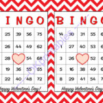 Printable Valentine Bingo Cards