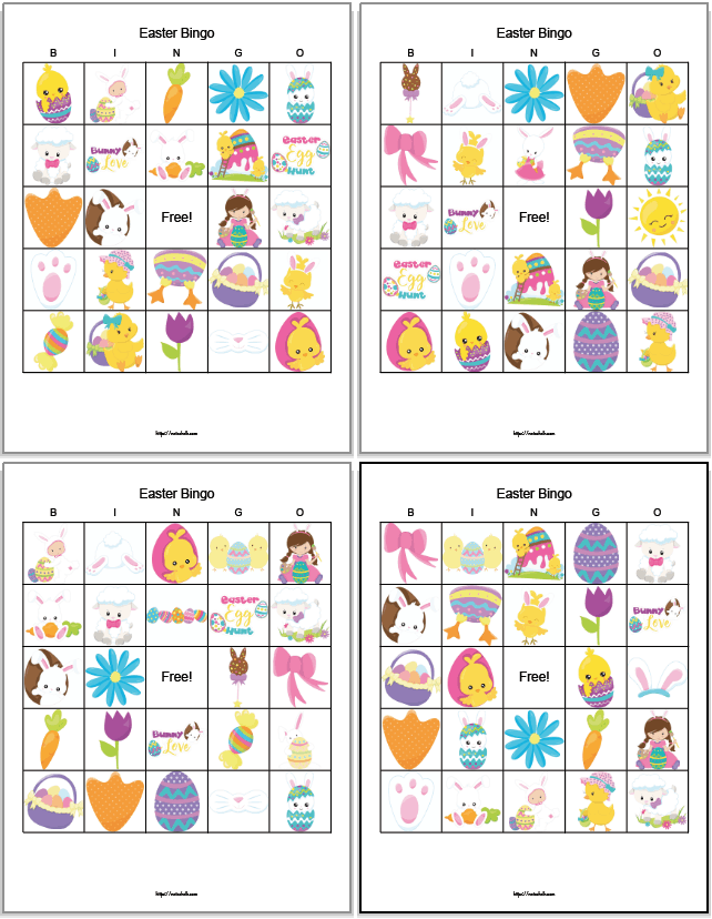 Religious Easter Bingo Printable Printable World Holiday