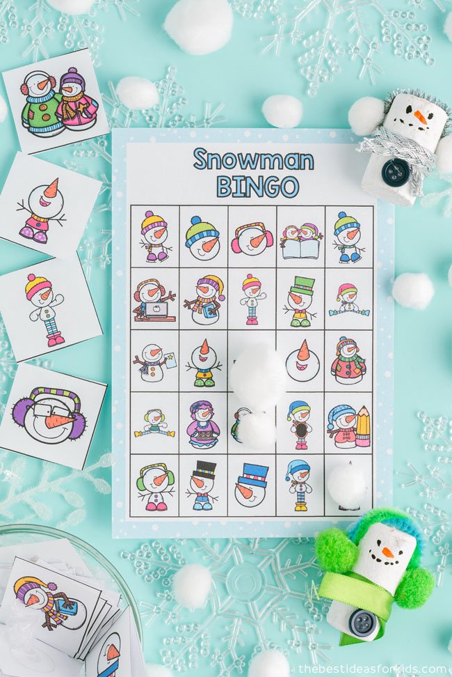 Snowman Bingo Free Printable The Best Ideas For Kids