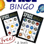 Space BINGO FREE Preschool Powol Packets