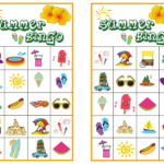 Summer Bingo Printable Free Printable Templates