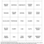 TEDDY BEAR BINGO Bingo Cards To Download Print And Customize